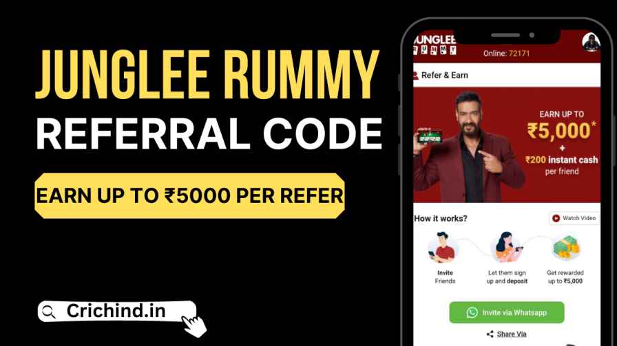 Junglee Rummy App Referral Code